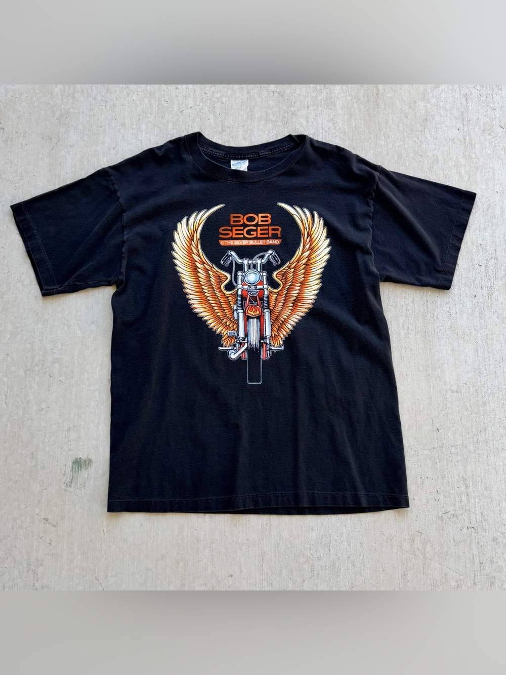 Vintage Bob Seager T Shirt 96 Concert Tour Merch Promo Winterland
